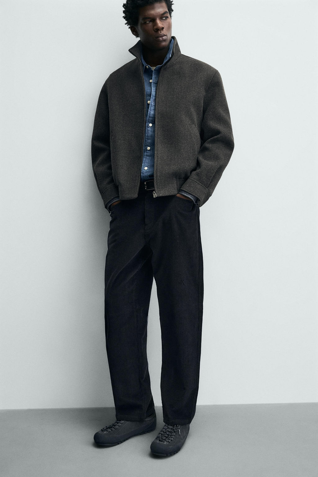 STRAIGHT-LEG CORDUROY TROUSERS - Zara фото 14