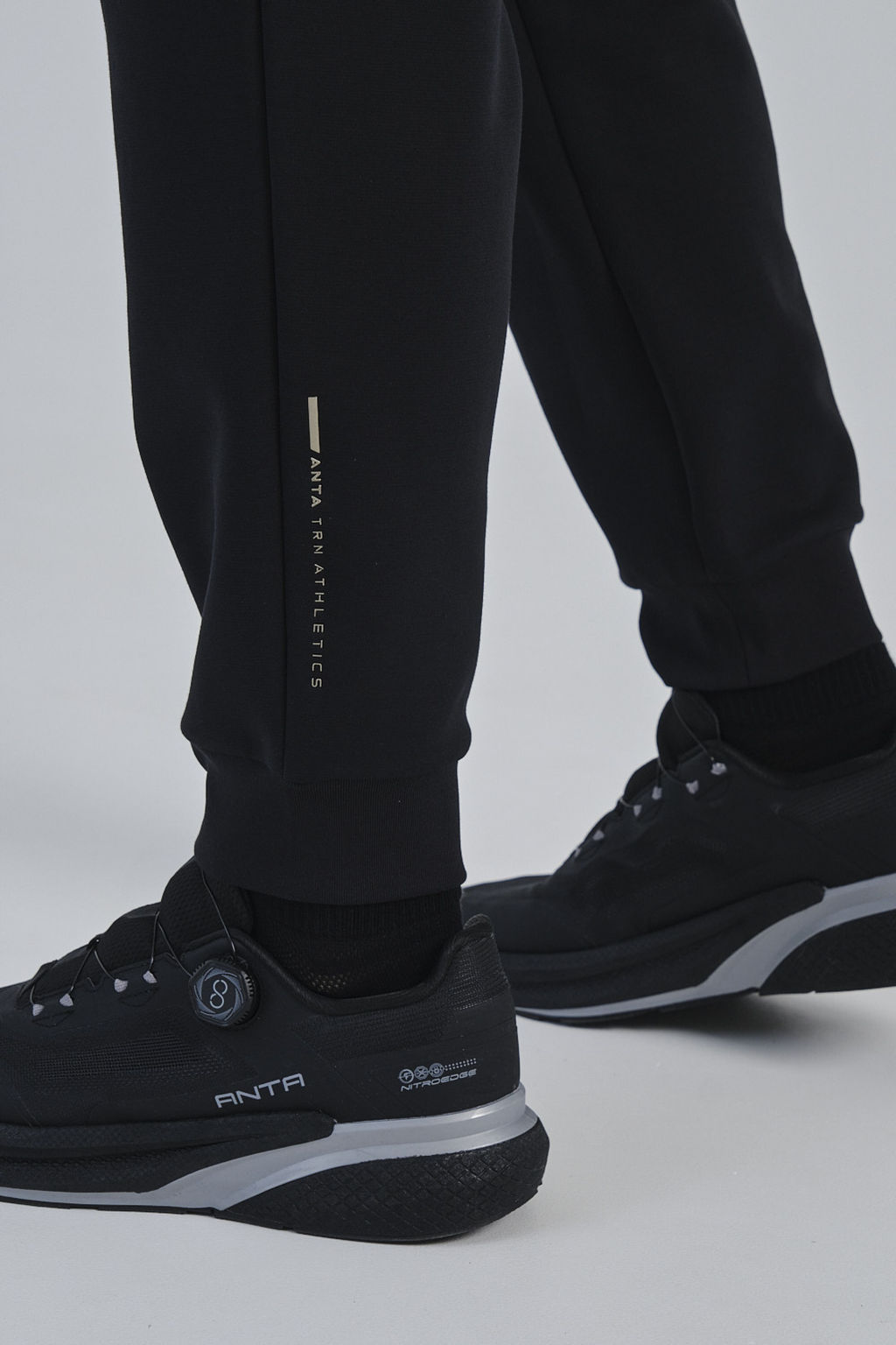 Брюки трикотажные Черный - Anta фото 4