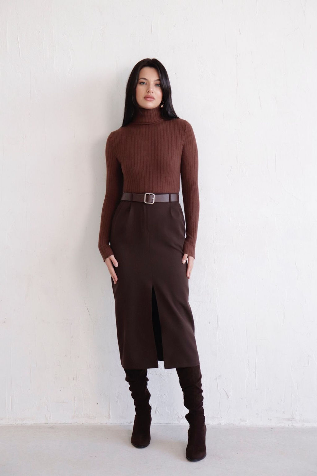 Юбка миди-макси с разрезом спереди - Martichelli фото 113