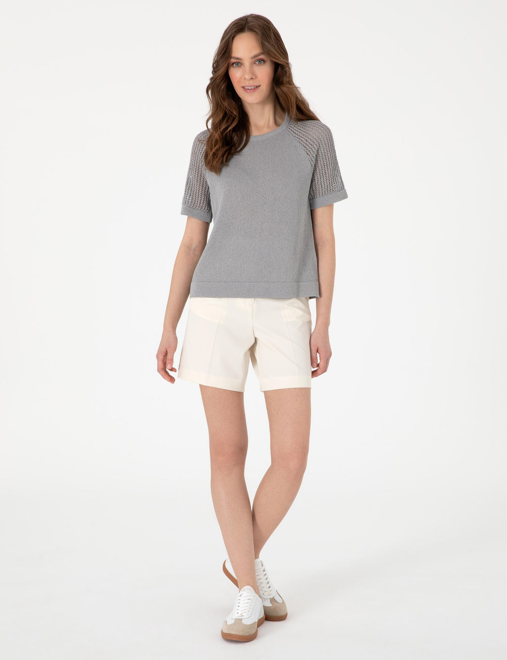 Gri Regular Fit Kazak
