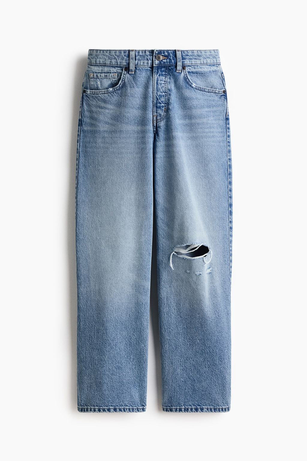 Wide Regular Jeans - H&m фото 4
