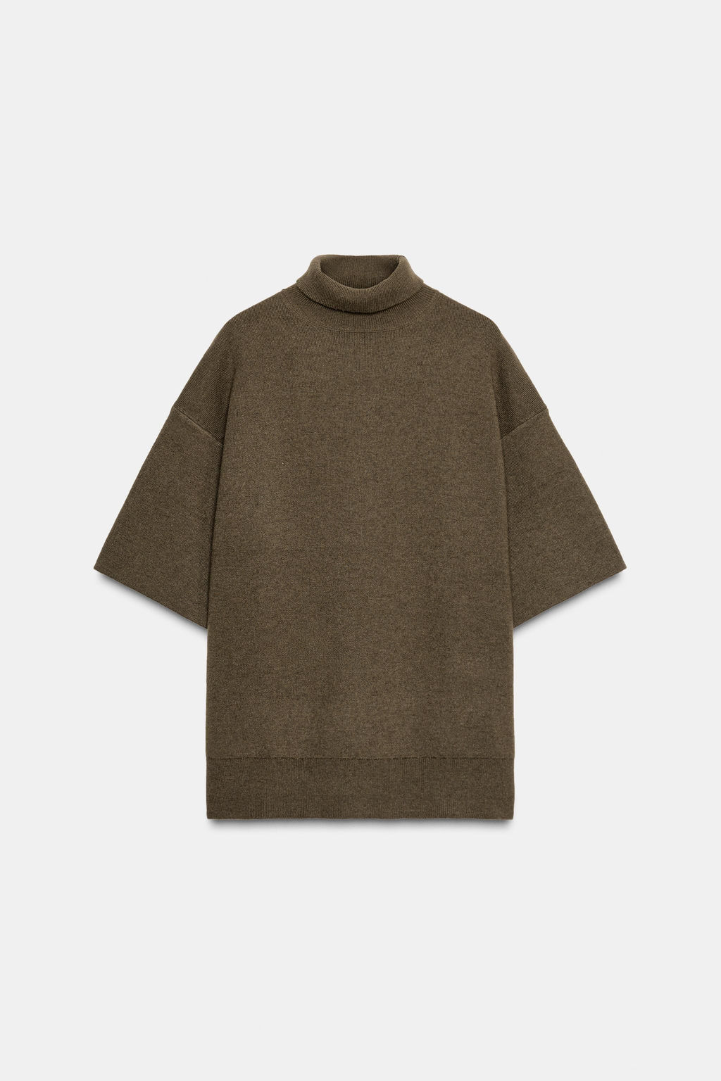 OVERSIZED WOOL HIGH NECK SWEATER - Zara фото 2