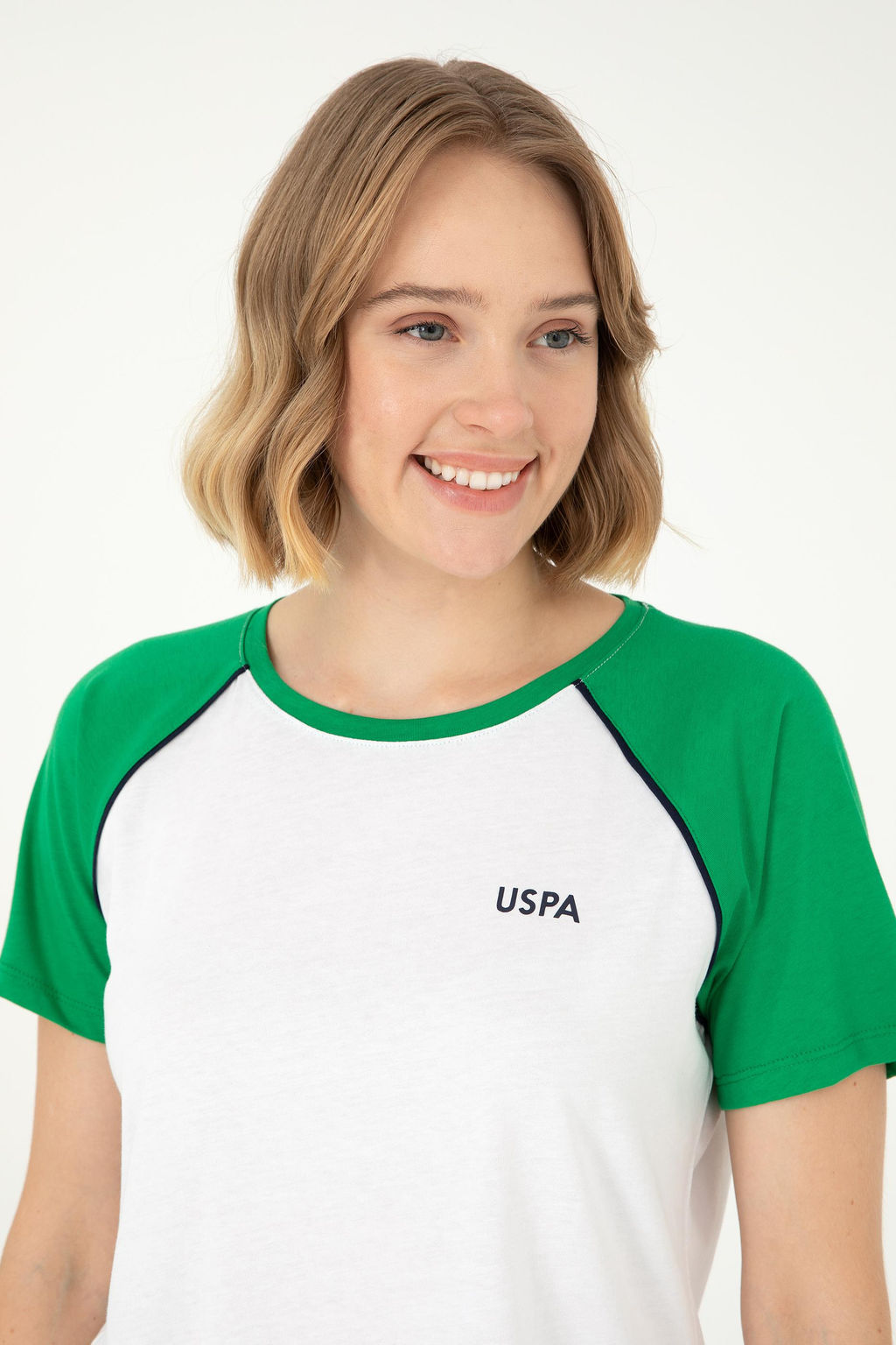 Женская зеленая футболка - U.s. polo assn фото 2