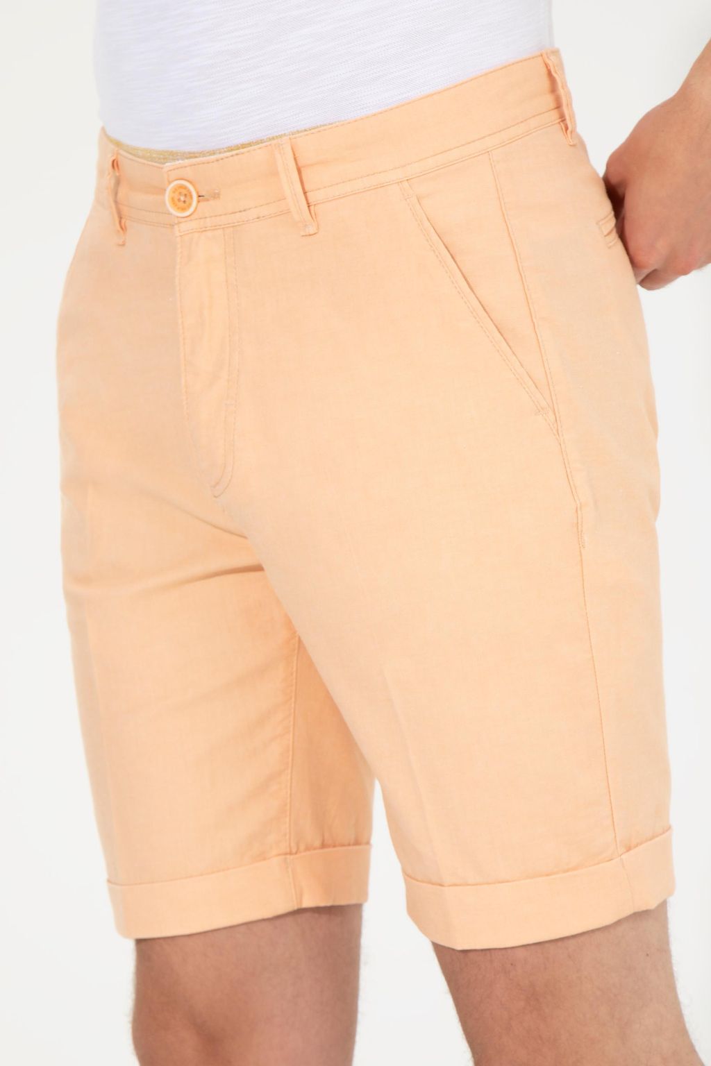 U. S. Polo Assn Мужские оранжевые тканые шорты - U.s. polo assn фото 5