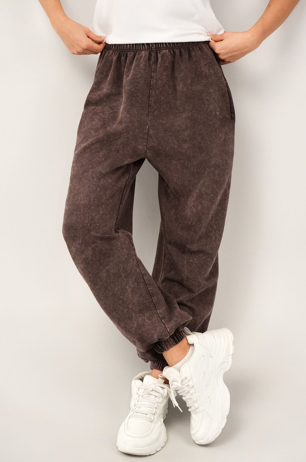 Женские брюки из футера двухнитки Happyfox