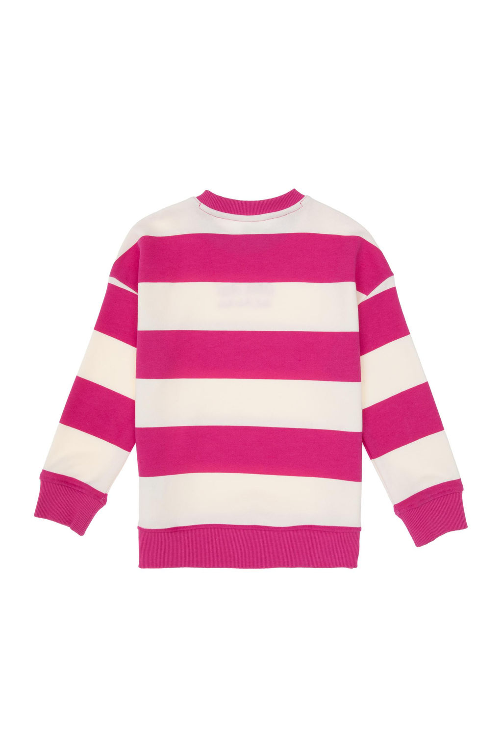 K_z _ocuk Pembe _izgili Bisiklet Yaka Sweatshirt Sepette S_rpriz _ndirim - U.s. polo assn фото 3