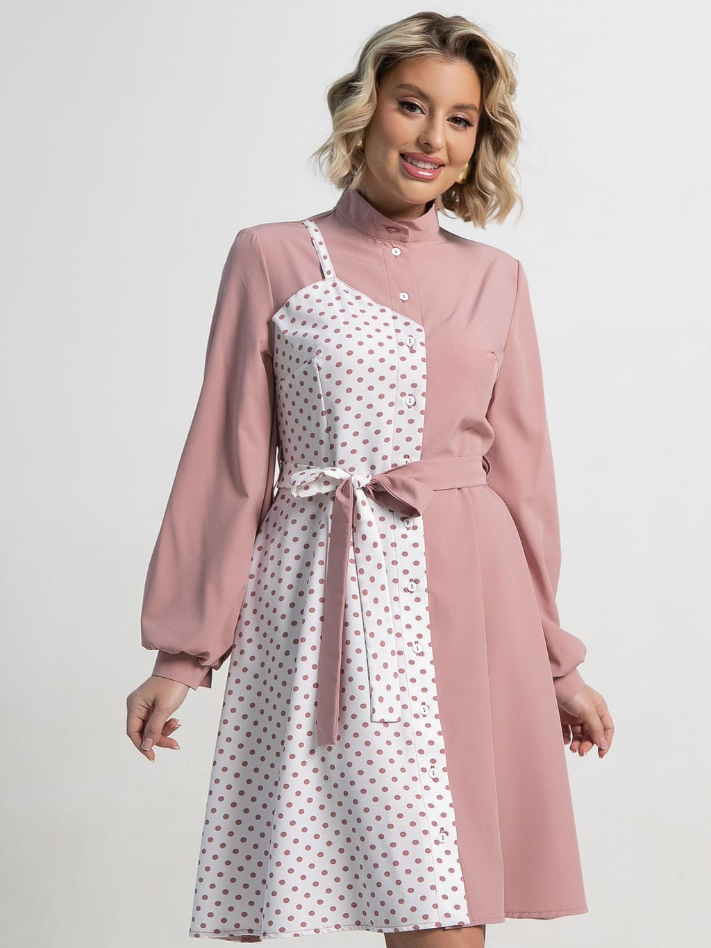 Платье Миледи (пудра) П15202-13М - Lt collection фото 2