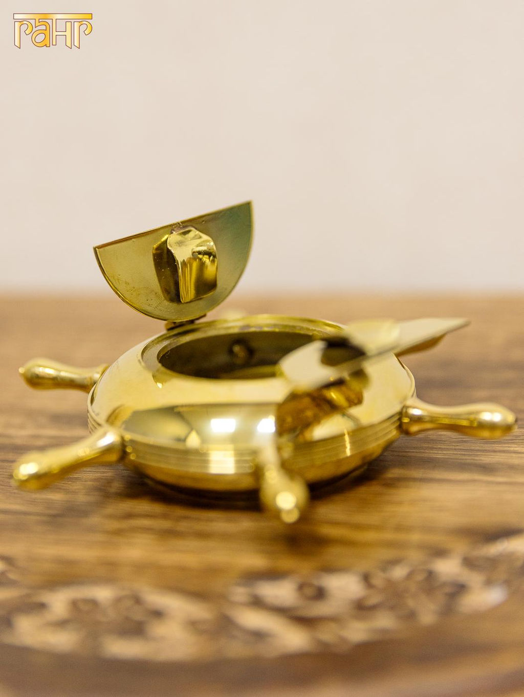 Пепельница Штурвал № Кп5019/1 полиш - Ганг фото 3