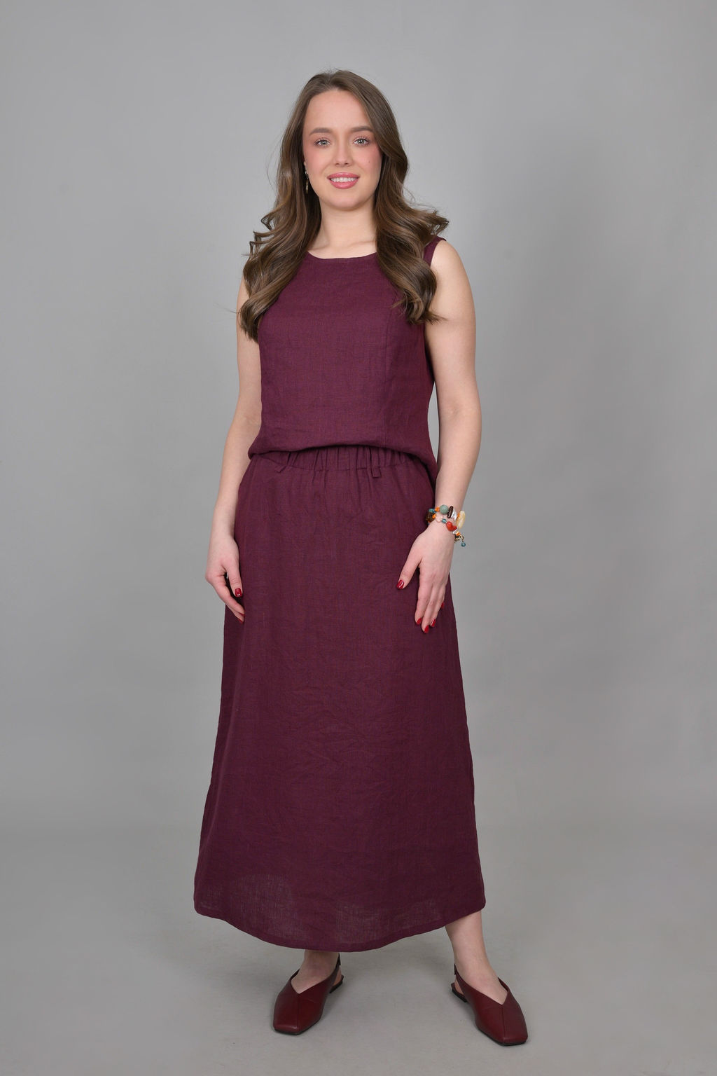 Лен 100% Юбка