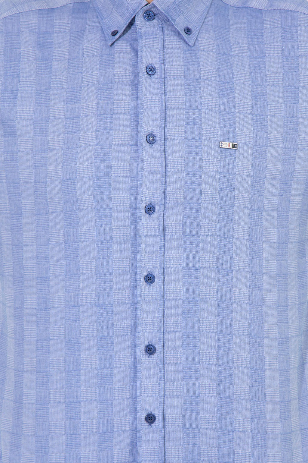 Erkek Mavi Uzun Kollu G_mlek