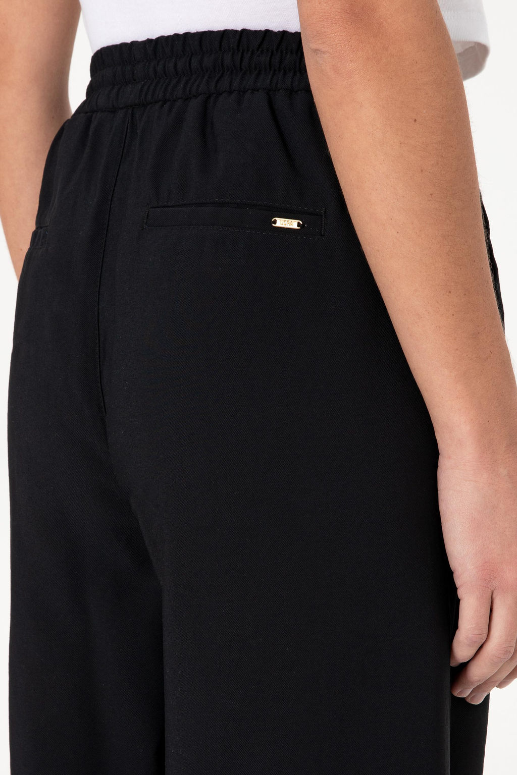 Kad_n Siyah Loose Relax Fit Kanvas Pantolon Sepette S_rpriz _ndirim - U.s. polo assn фото 12