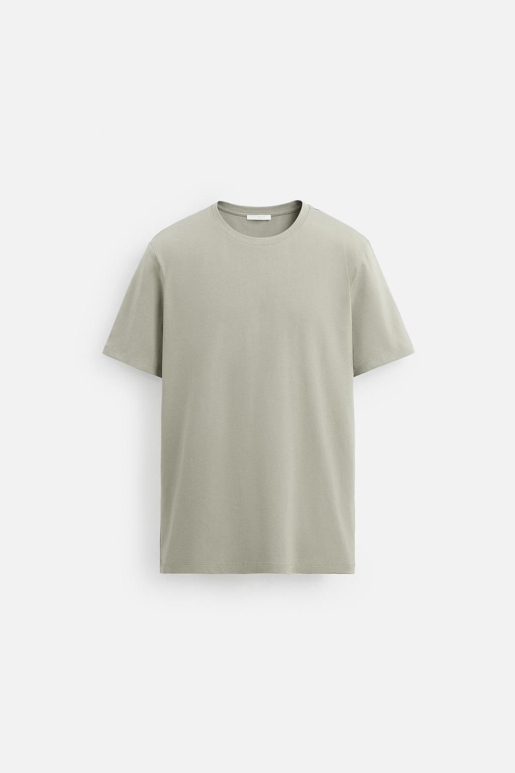 BASIC SLIM FIT T-SHIRT - Zara фото 58