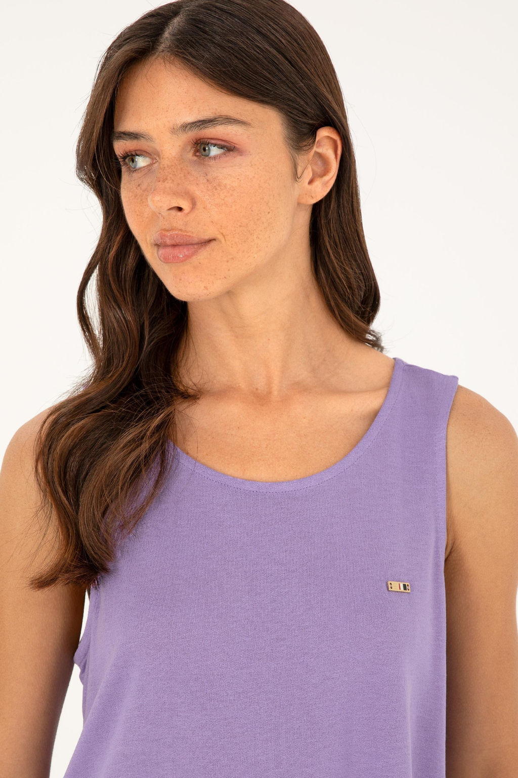 U. S. Polo Assn / Женская сиреневая футболка - U.s. polo assn фото 2