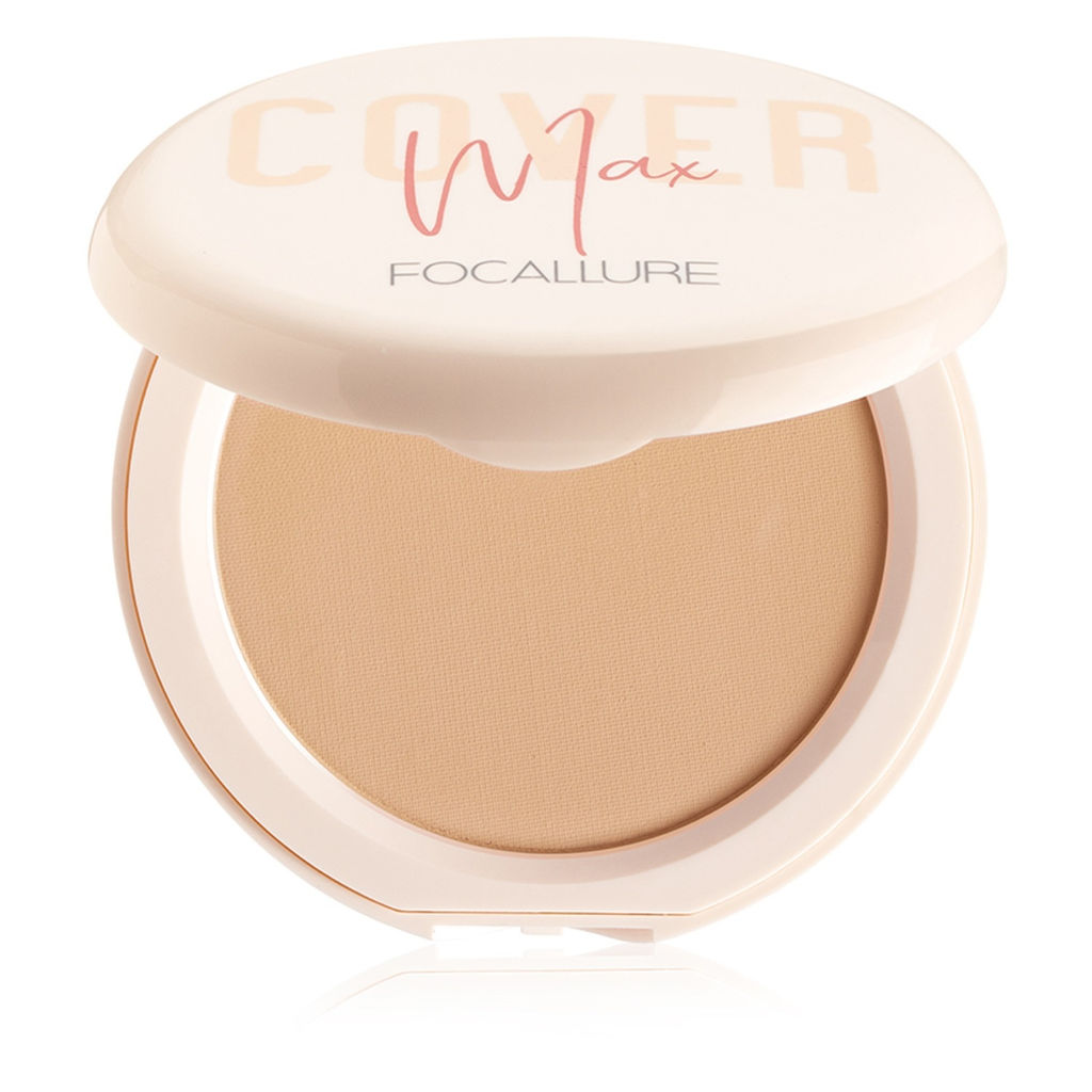 FOCALLURE Пудра для лица Covermax Two way cake Pressed Powder тон 02, 6,8 г