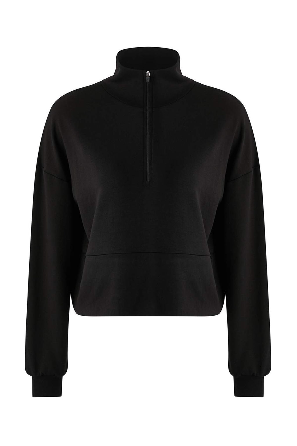 Siyah Fermuarl? Spor Orme Sweatshirt THMAW26SW00005