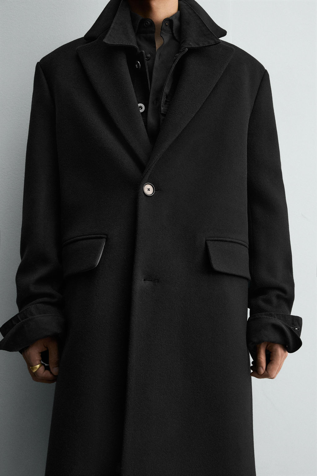 WOOL - CASHMERE LIMITED EDITION COAT - Zara фото 7