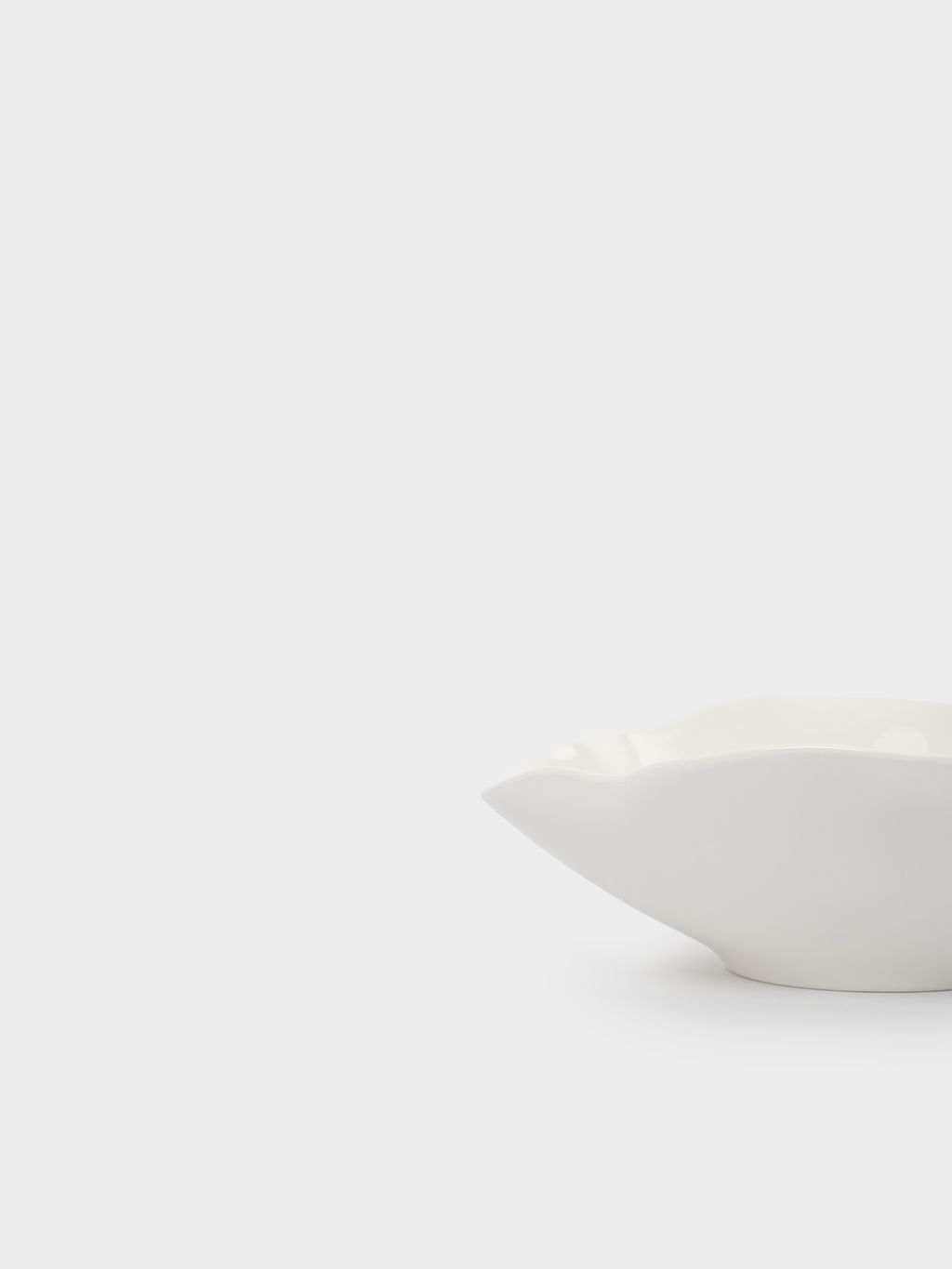 Салатник, 22х18х7 см, 500 мл, фарфор P, белый, Волнистый край, White ocean - Anna lafarg фото 7