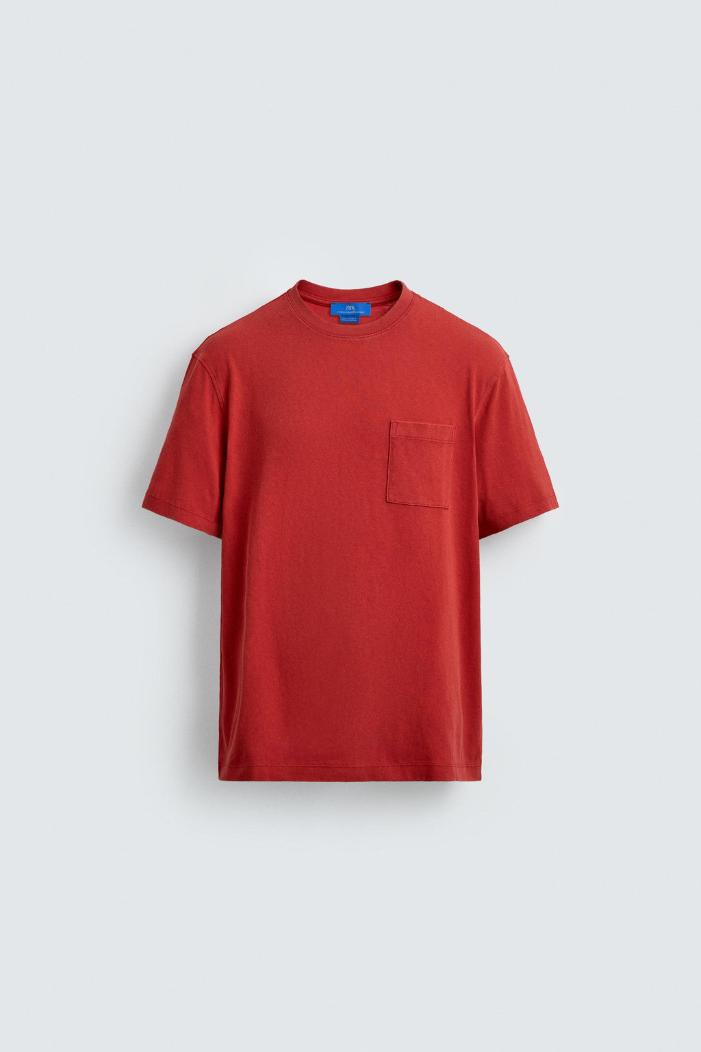 CAMISETA BOLSILLO AARON LEVINE X ZARA / Rojo