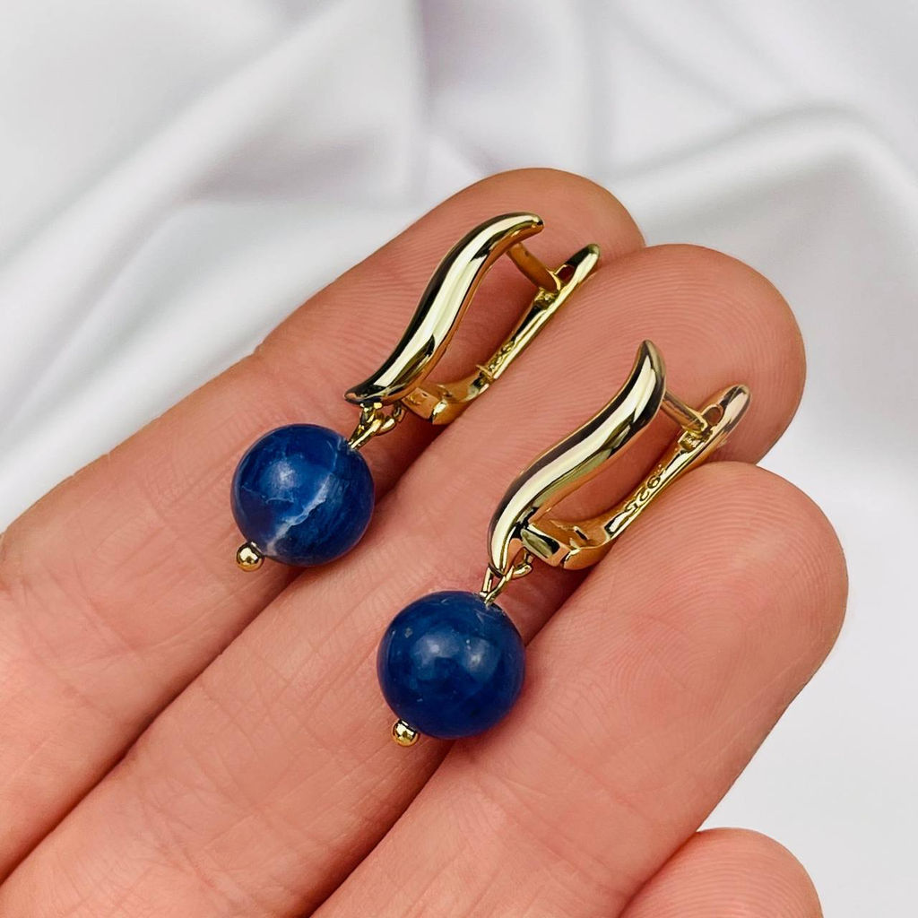 Серьги из Содалита