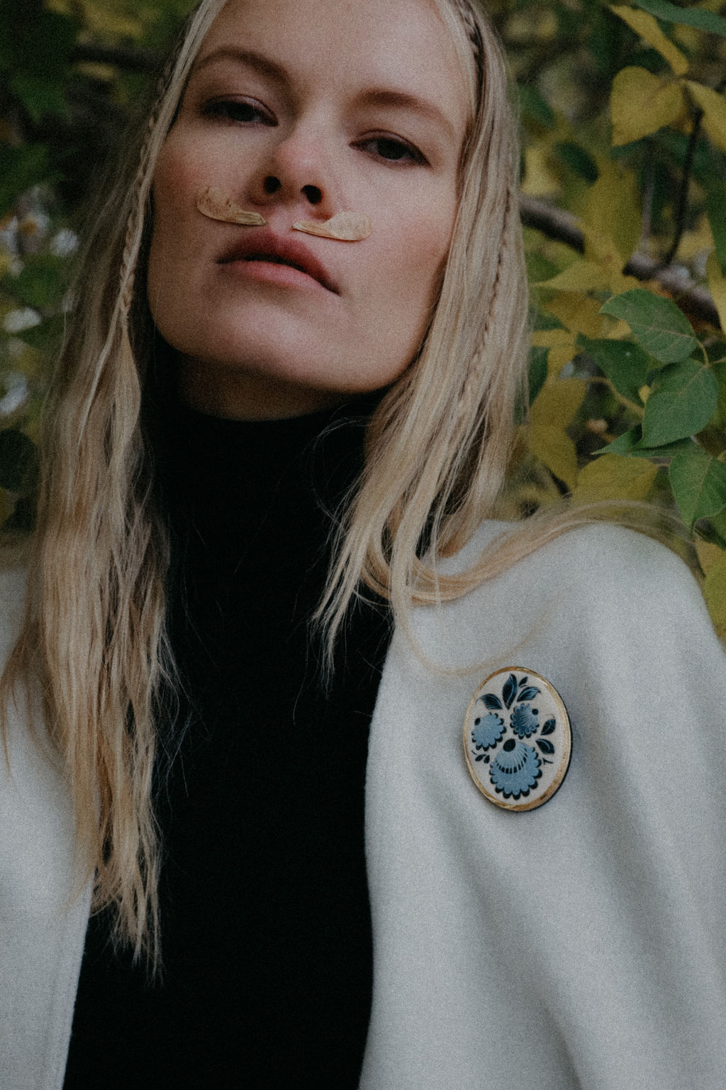 Брошь Орнамент Городец айвори - Orgalica фото 2