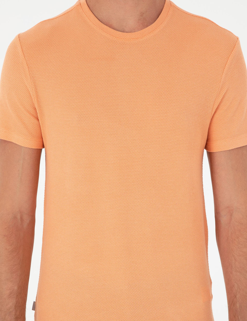 Turuncu Slim Fit Basic Ti__rt - Pierre cardin фото 13