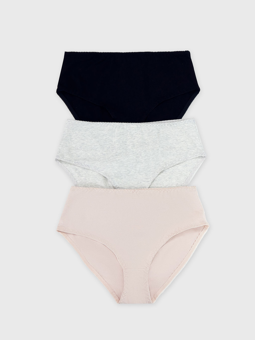 Трусы женские макси мультипак (3 шт.) в бежевом цвете экрю3 412075-3 - Mark formelle фото 6
