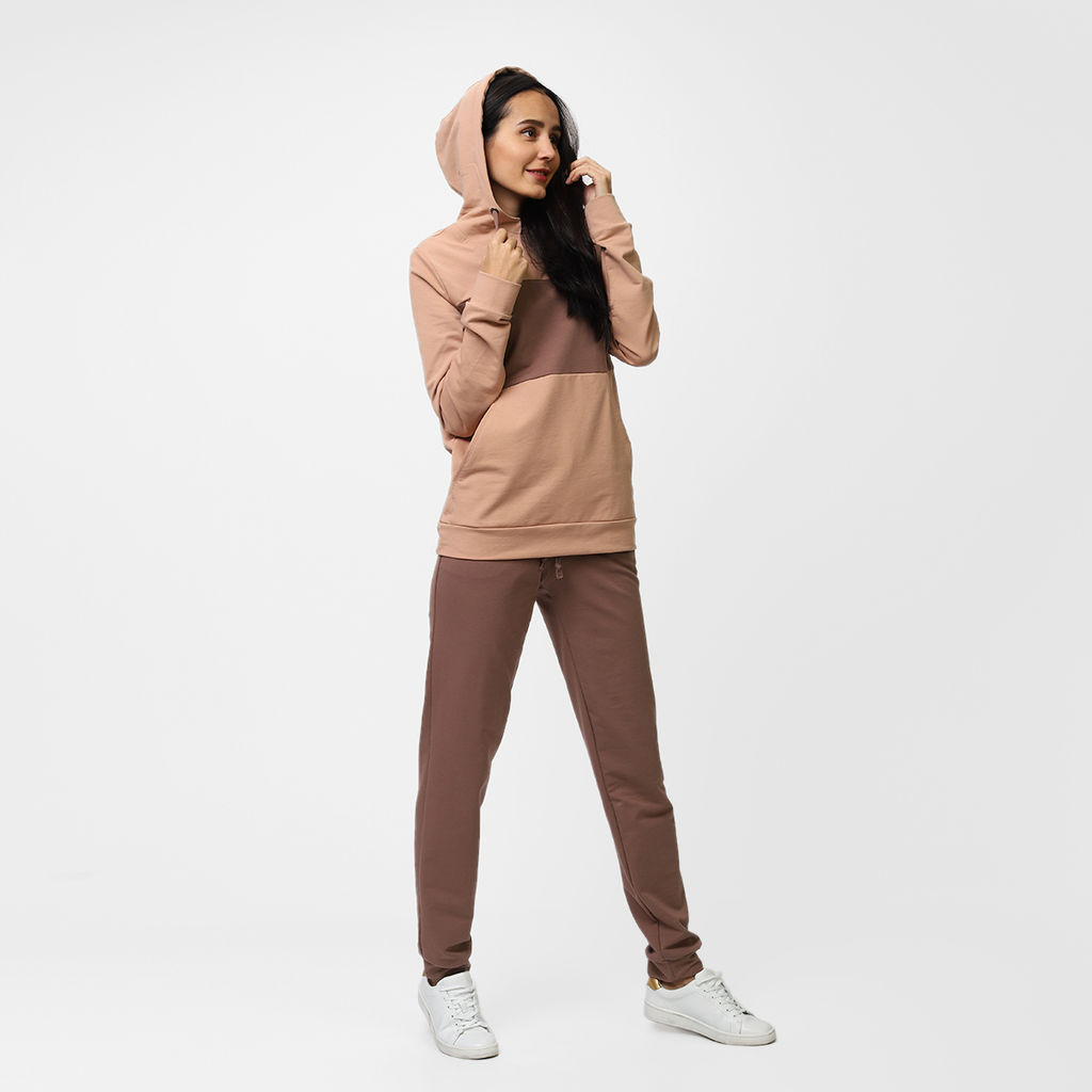 RODOS Спортивный костюм женский весна/лето М-244 Графит/Пыльная роза  фото 8