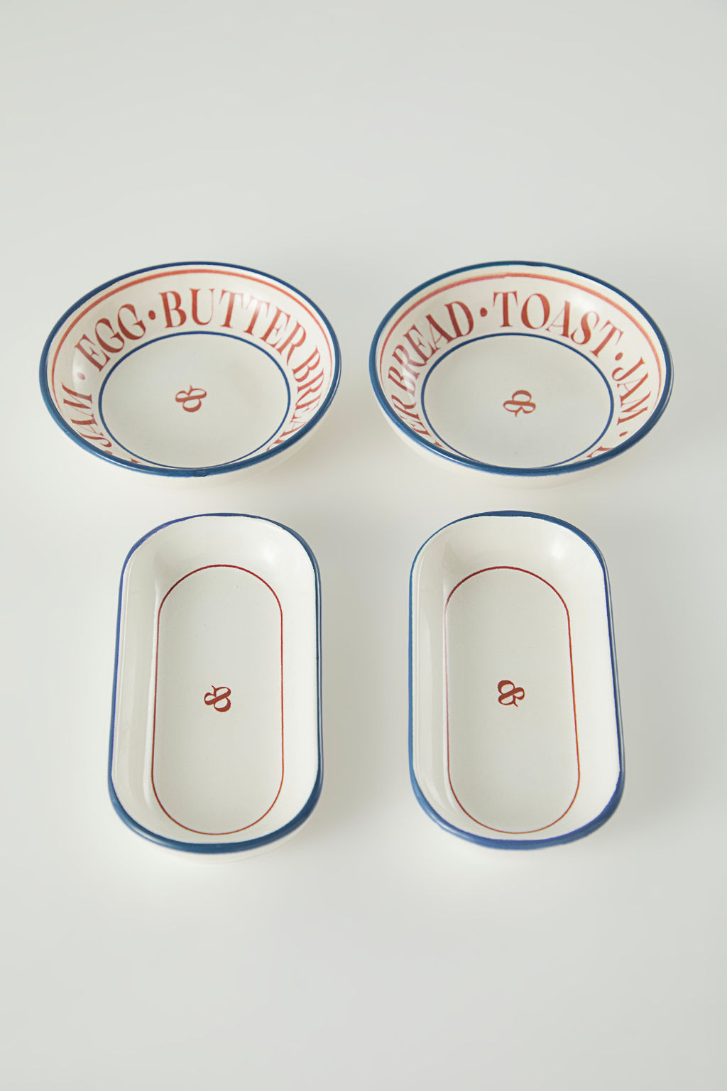 Trendyolmilla Home 4lu Seramik Kase/Sunumluk Tabak Seti 13-16cm TPHSS25TBK00007 фото 2