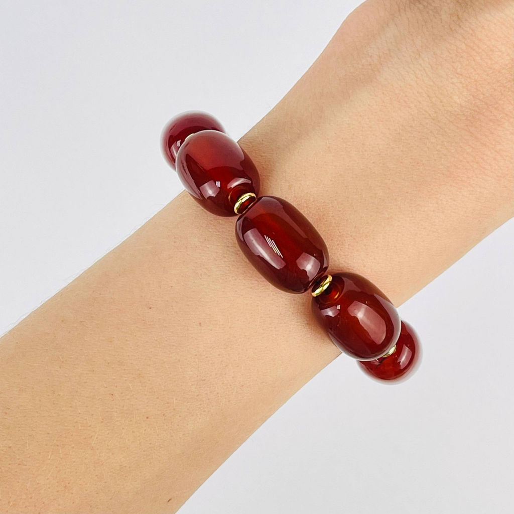 Браслет из Сердолика 17 см