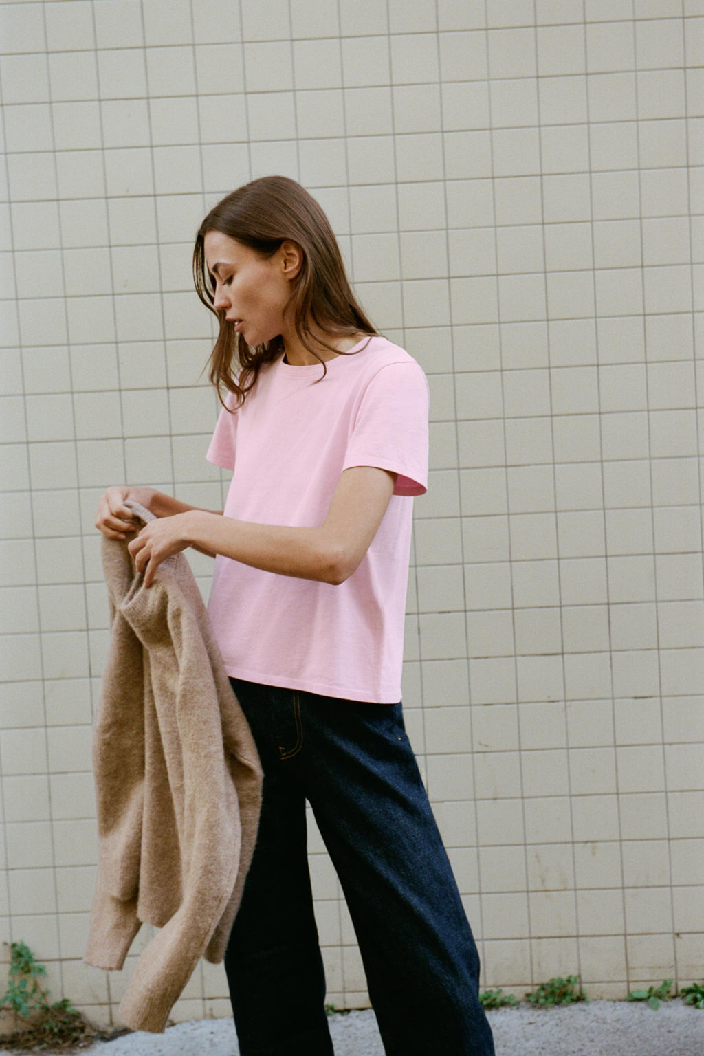 CAMISETA R?STICA ALGOD?N / Rosa - Zara фото 2