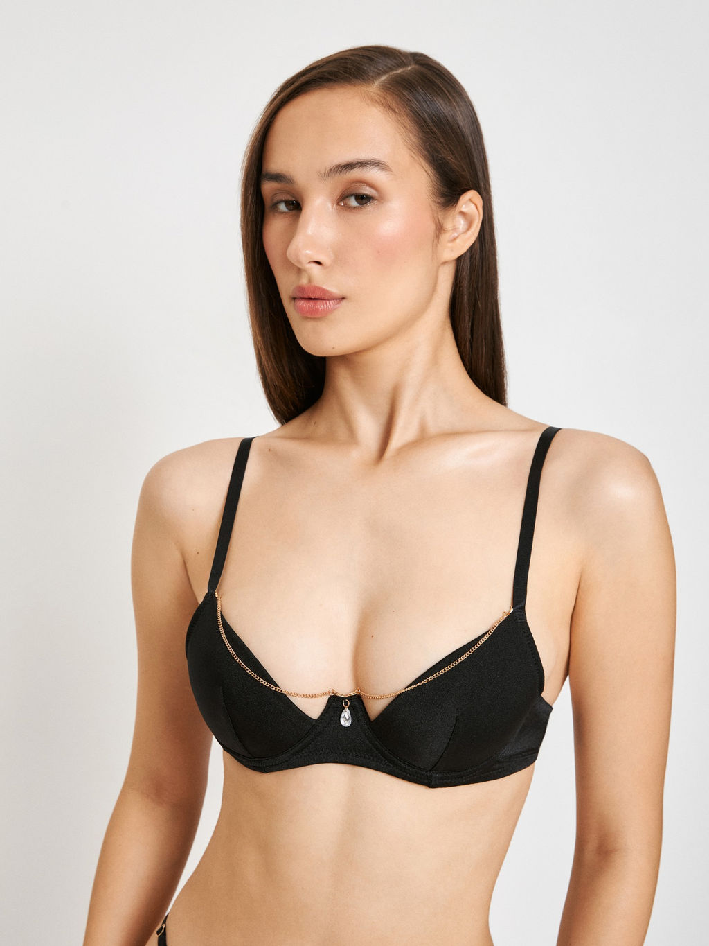 31204111249 Бюстгальтер T-Shirt Demi жен. Bitty черный - Infinity Lingerie фото 2