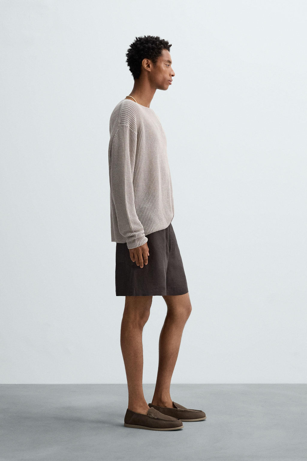 HEMP KNIT JUMPER - Zara фото 4