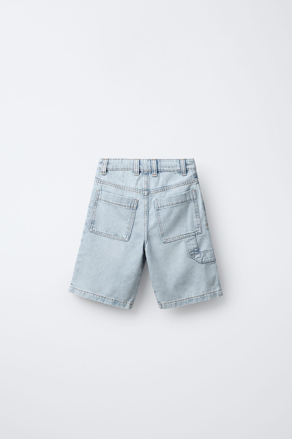 CARPENTER DENIM BERMUDA SHORTS - Zara фото 2