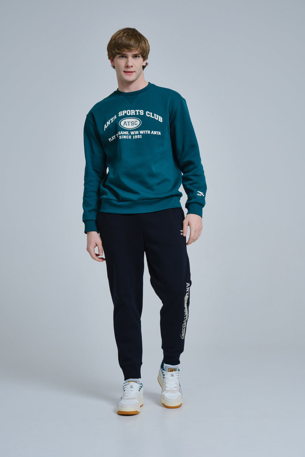 Свитшот с флисом Зелёный - Anta фото 2