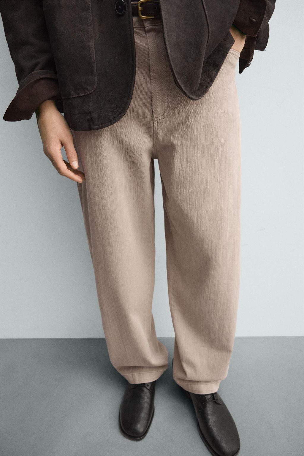 PANTAL?N RELAXED FIT / Rosa palo - Zara фото 5