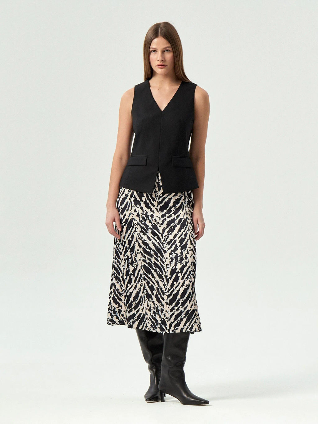 ЕМКА / Юбка миди из 100% вискозы - Emka фото 2