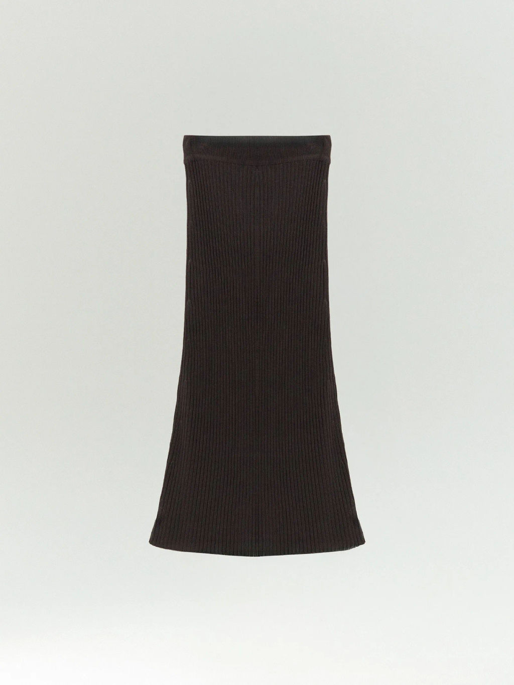 Юбка макси Emka S1120/graphites из вискозы с нейлоном тёмно-серый  фото 6