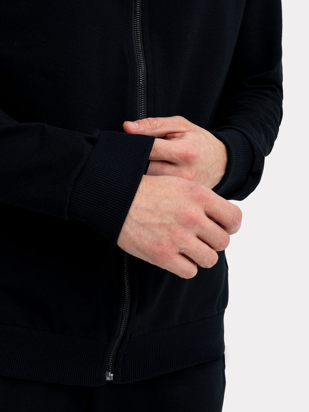 Толстовка мужская в черном цвете черный 121160/1 - Mark formelle фото 7