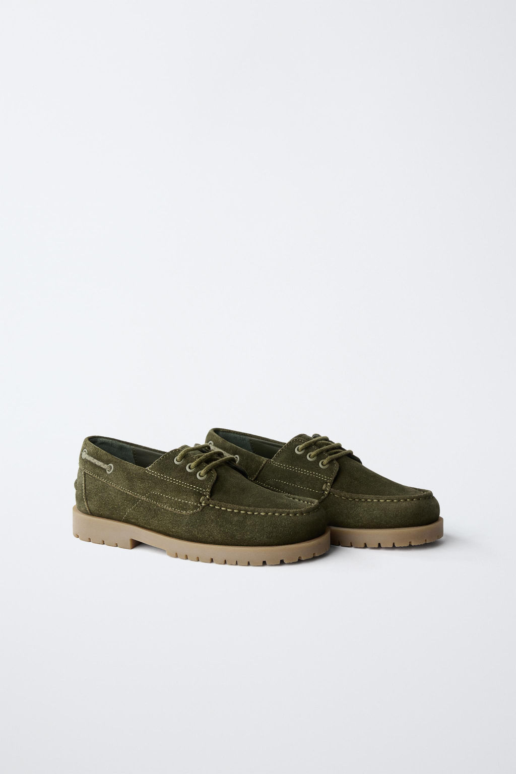 LEATHER DECK SHOES - Zara фото 2