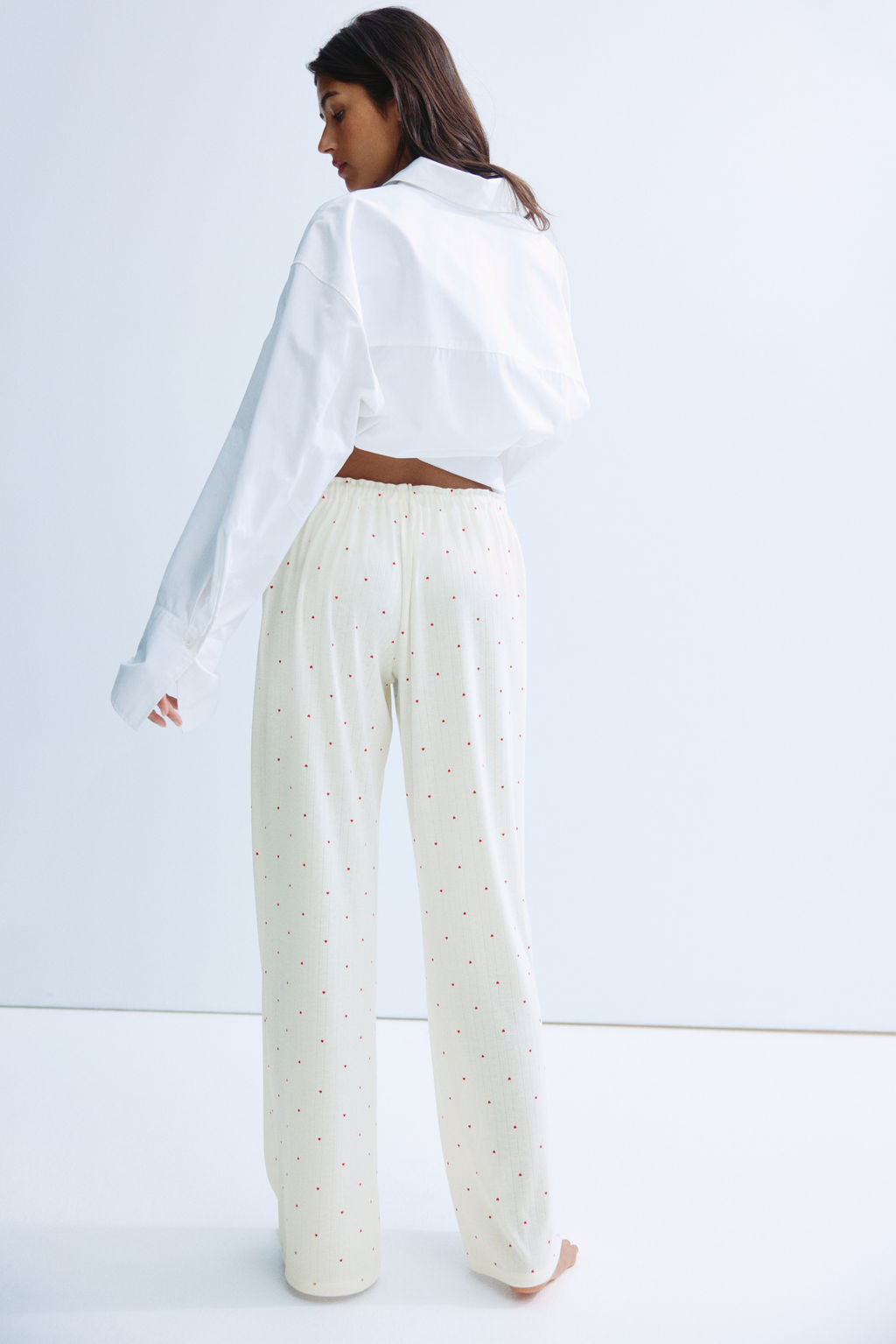 Pantal?n de pijama en pointelle - H&m фото 9