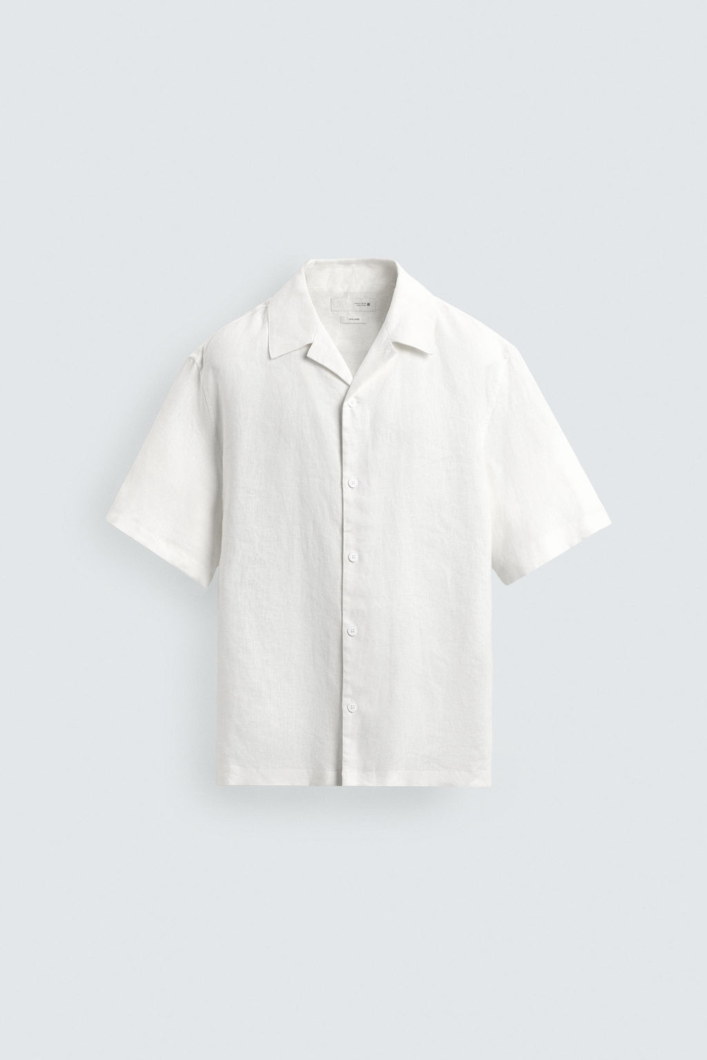 Рубашка Relaxed Fit из льна белая