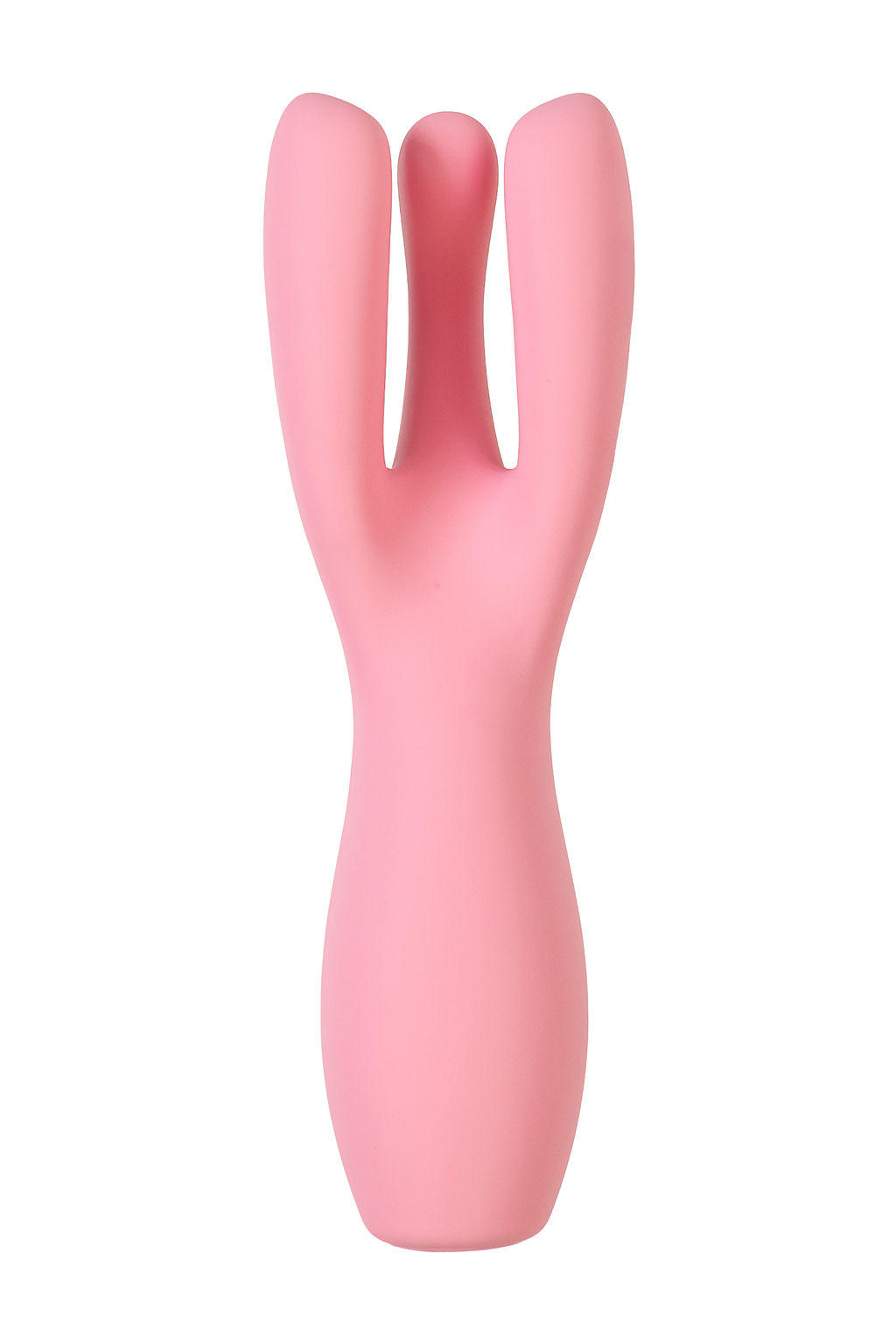 Вибростимулятор Satisfyer Threesome 3, силикон, розовый, 14 см  фото 3