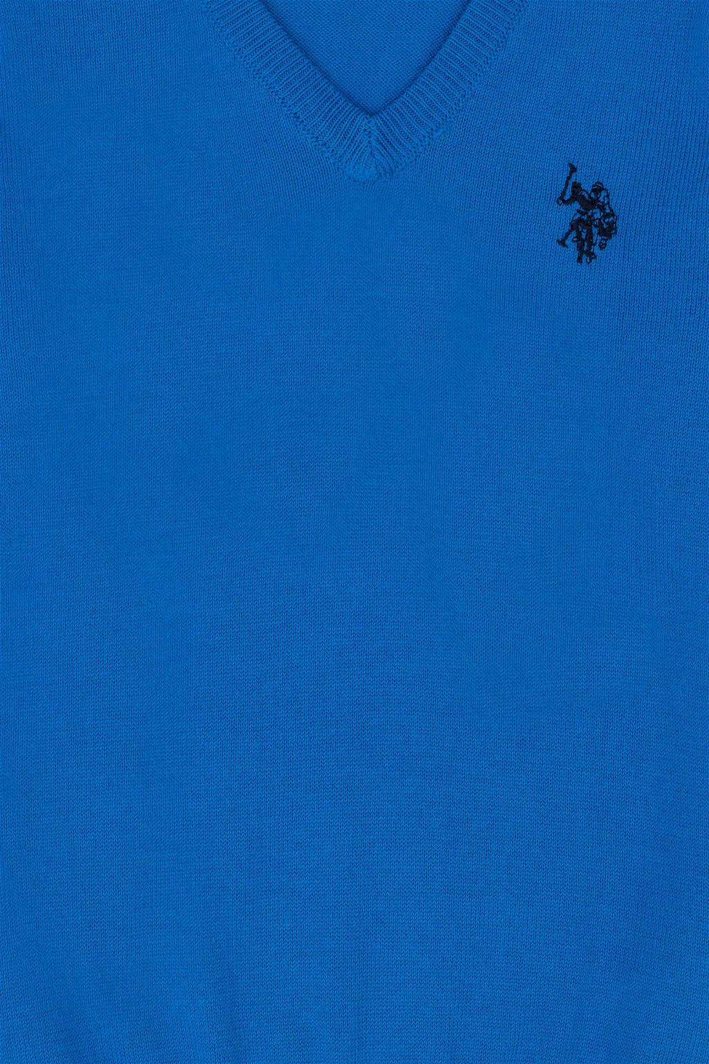 Базовый свитер кобальтово-синего цвета для мальчика - U.s. polo assn фото 3