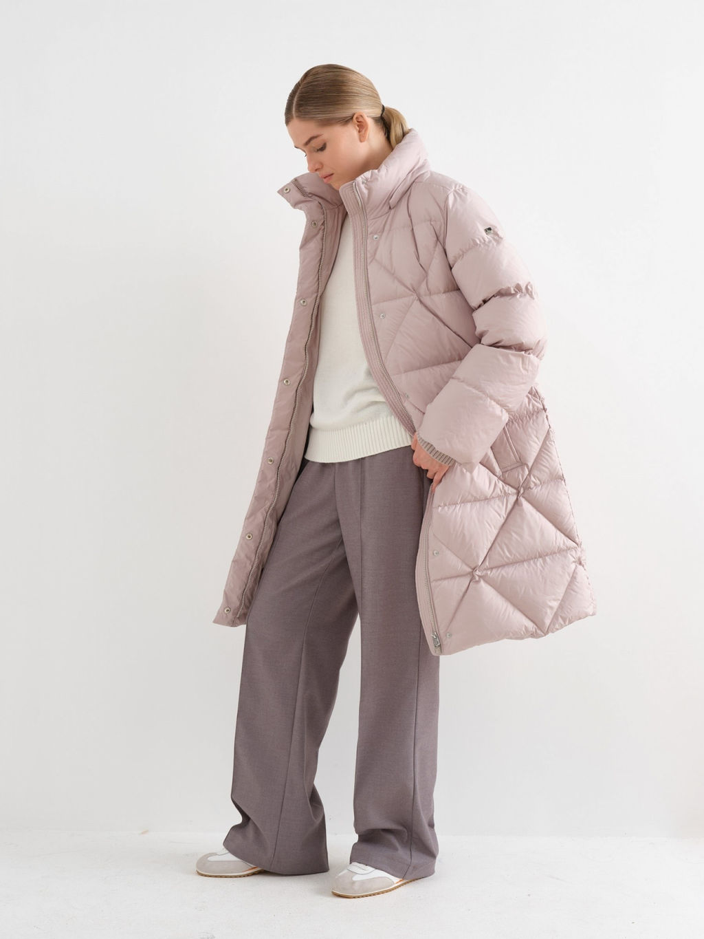 Conso/WDM 230553 - lilac mist Пуховое пальто  фото 6