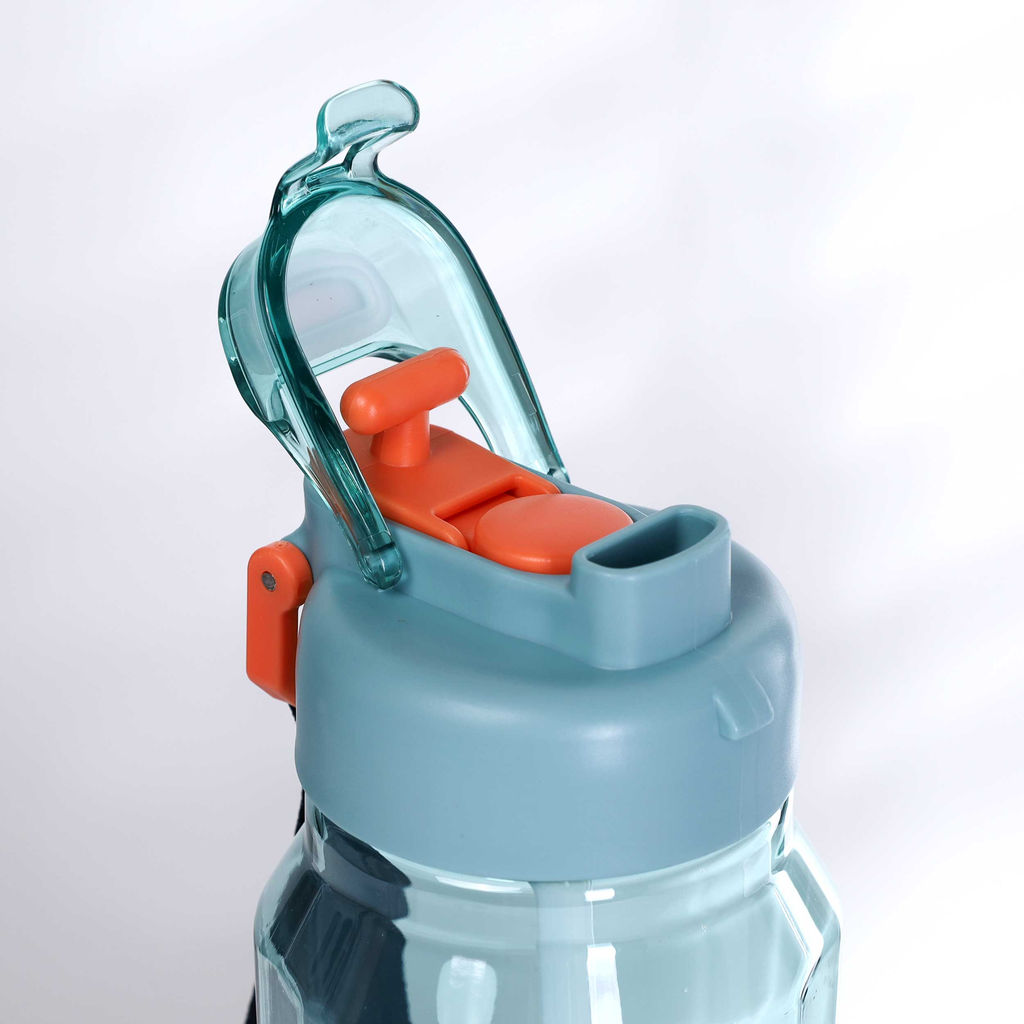 Бутылка для воды 1000 ml Вуухууу-Woohooo / Пищевой PP / уп 60 / Голубой / АКЦИЯ