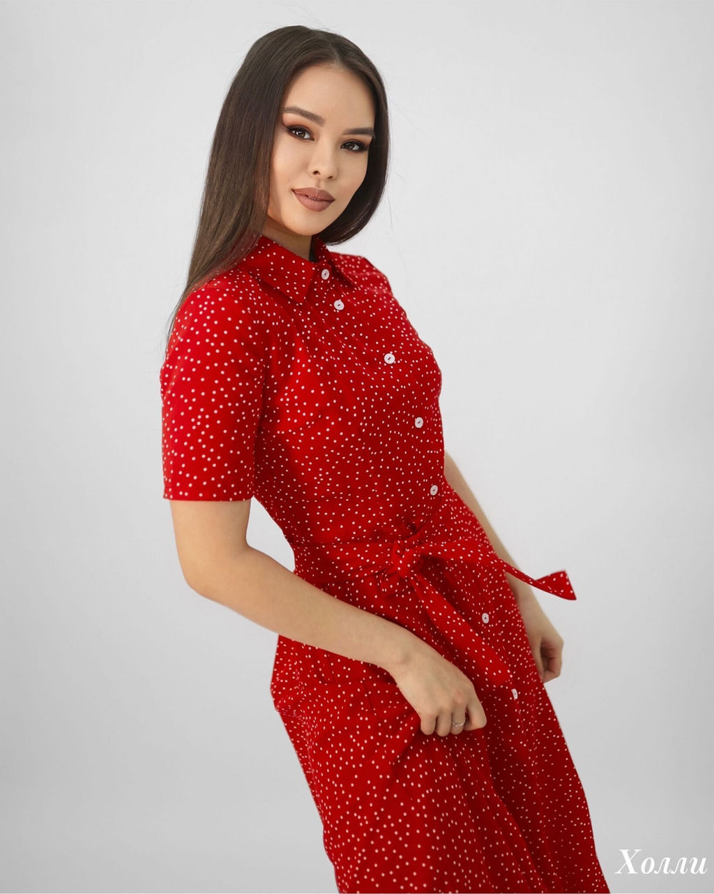 Платье Холли (красный) - Nadi bordo фото 3