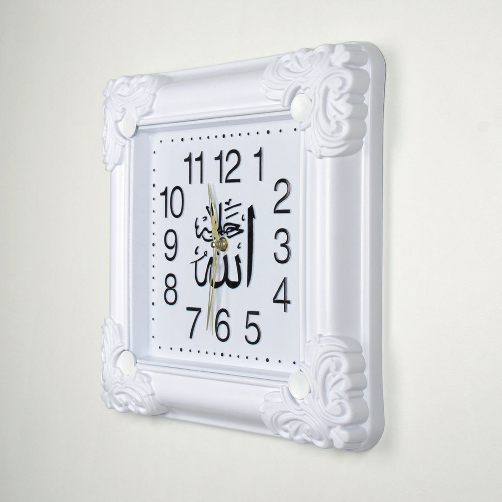 Часы настенные Мусульманские 35 см / 2103MW /уп 20/белые - Галеонтрейд фото 4