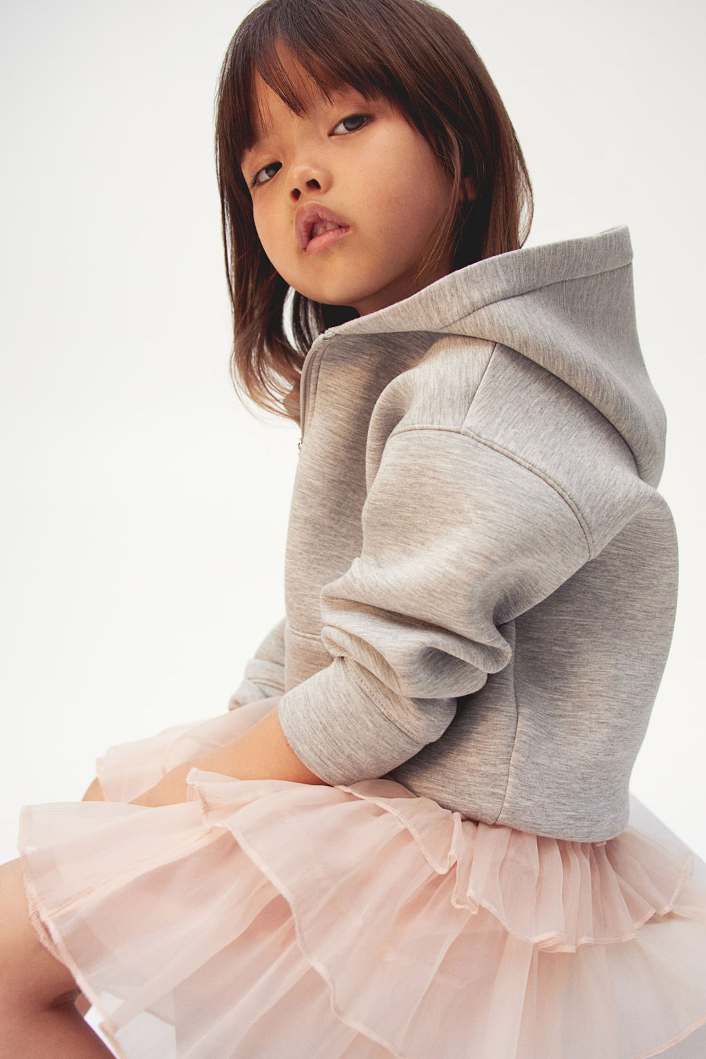 Chaqueta sudadera efecto neopreno con cremallera - H&m фото 4