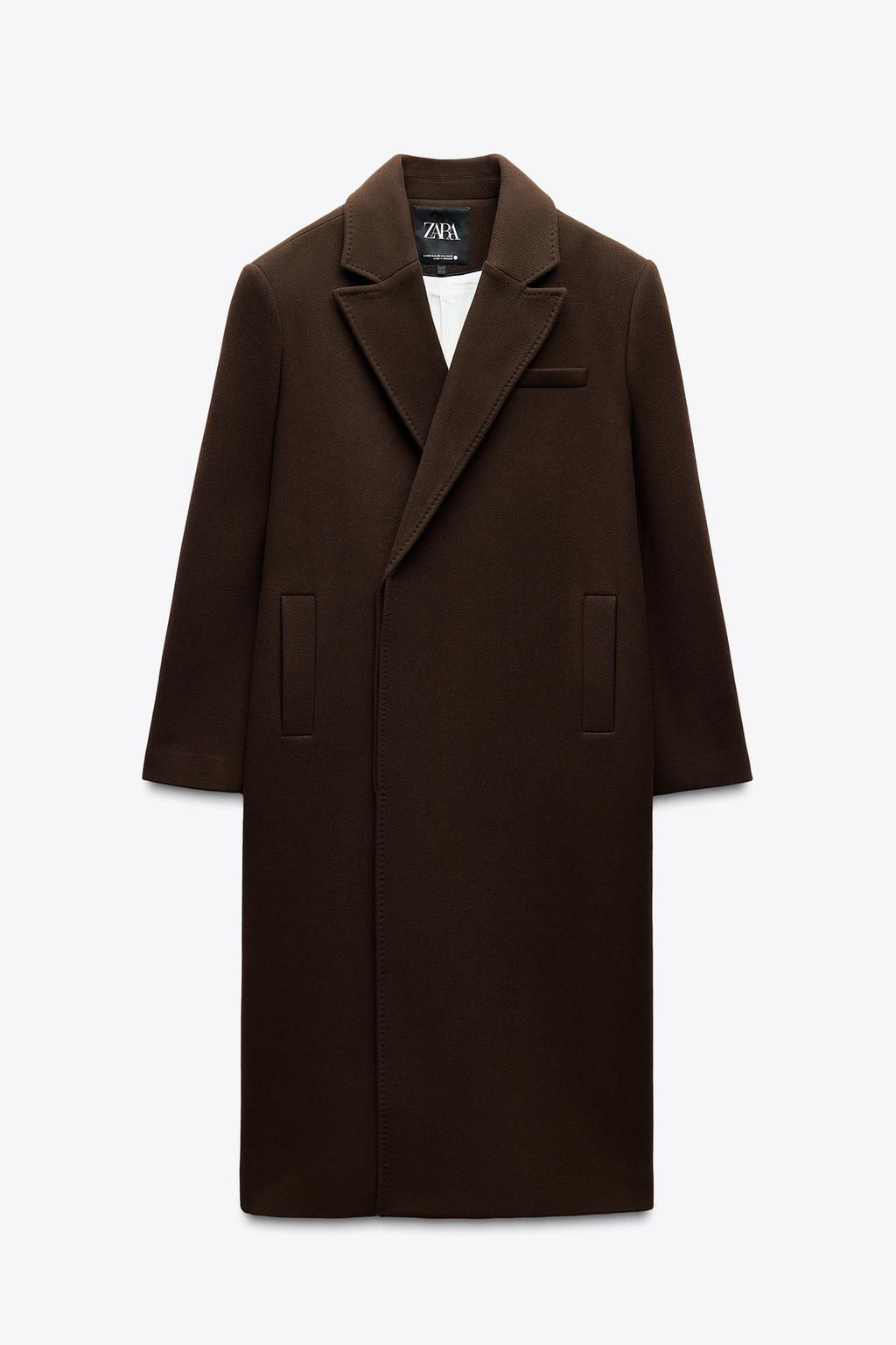 ZW COLLECTION WOOL BLEND COAT - Zara фото 5