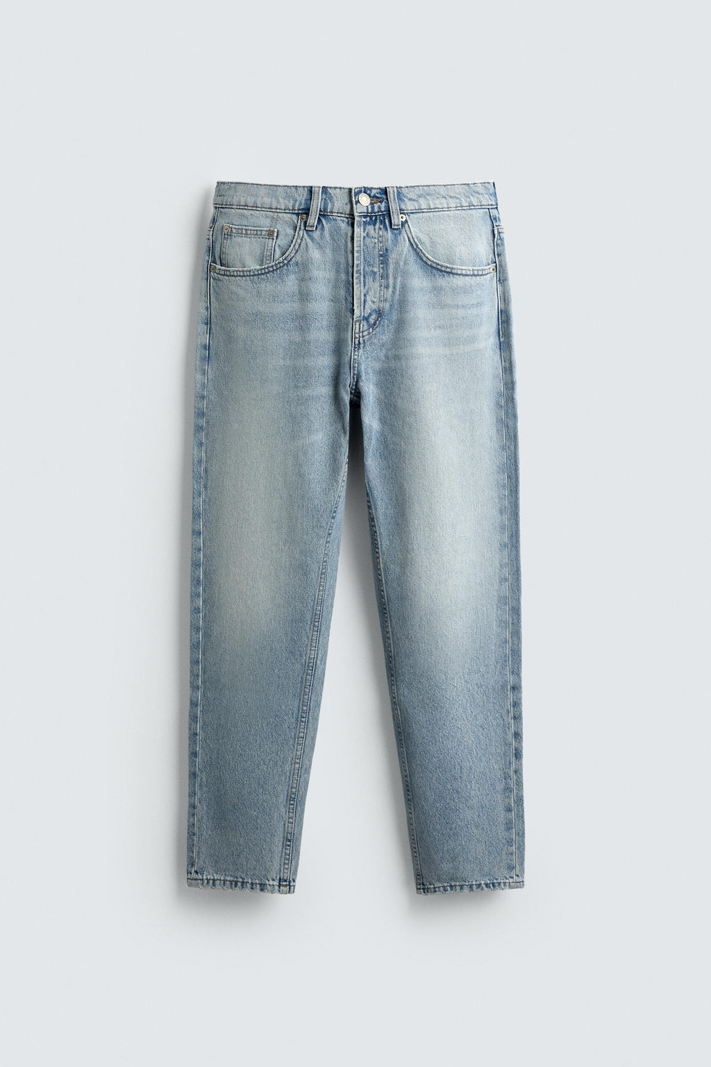 SLIM FIT CROPPED JEANS - Zara фото 7